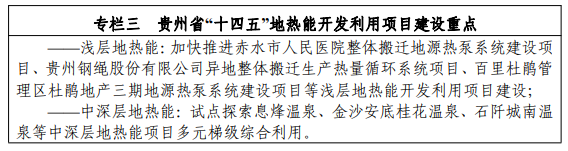 地大熱能：貴州新能源發(fā)展“十四五”規(guī)劃地熱投資超100億！